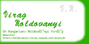 virag moldovanyi business card